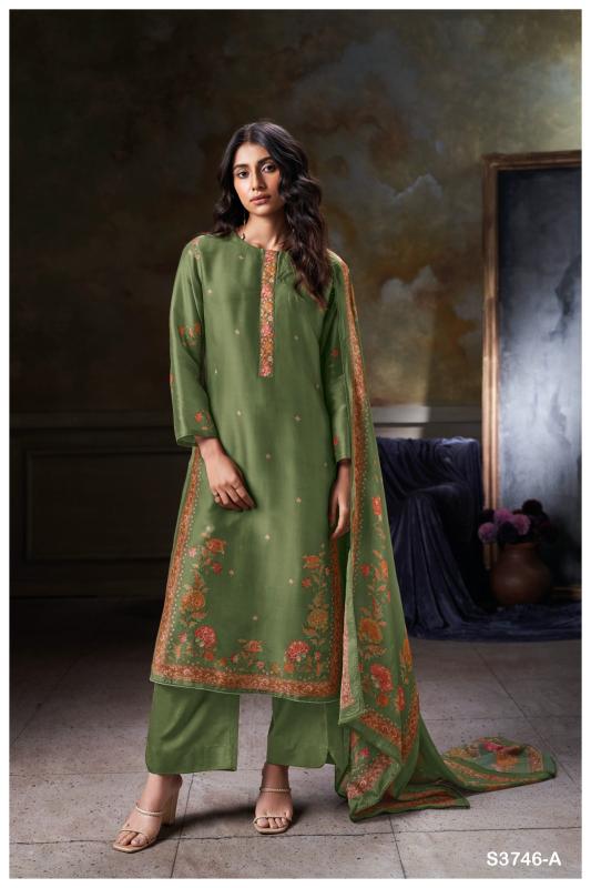 Ganga Angie 3746 catalog wholesale salwar kameez suits