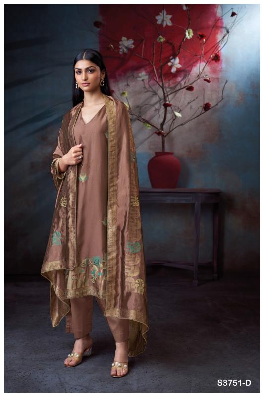 Ganga Cassidy 3751 catalog wholesale salwar kameez catalogue with price