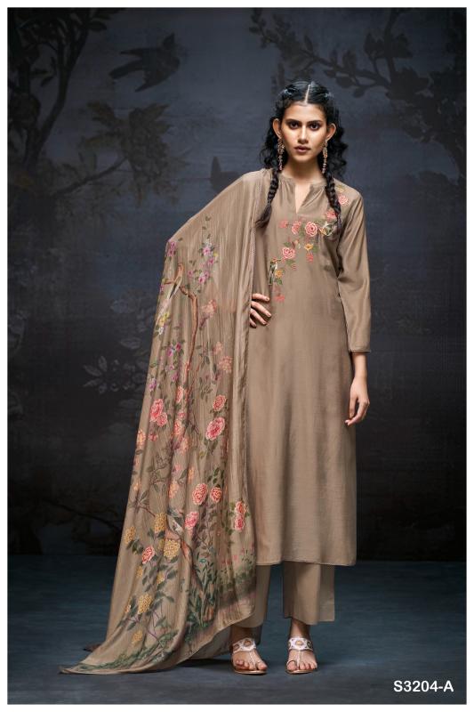 Ganga Elaine 3204 catalog wholesale salwar kameez fabric
