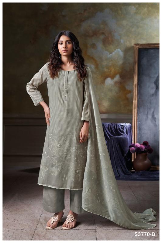 Ganga Junia 3770 catalog salwar kameez surat wholesale