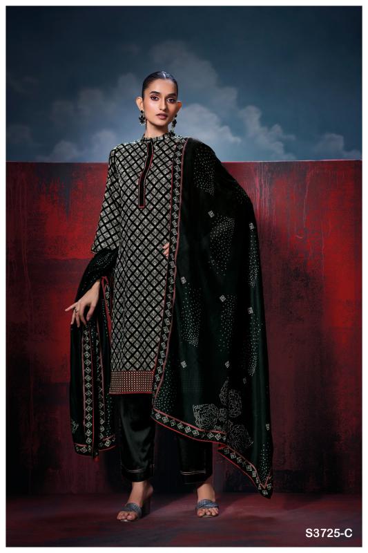 Ganga Kiyana 3725 catalog wholesale salwar kameez market in bangalore