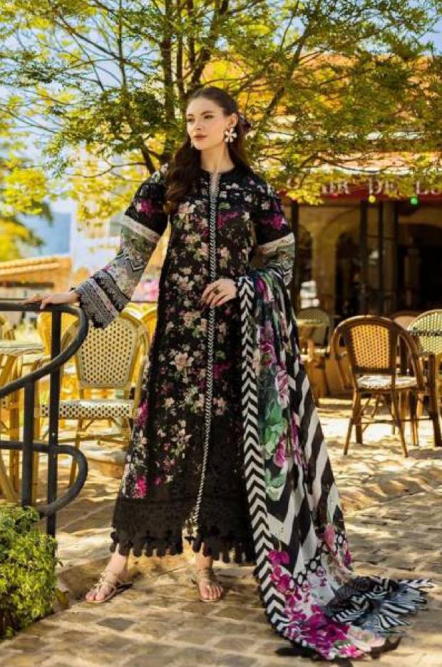Hazzel Maria B Kirdar Vol 1 Cotton Dupatta wholesale pakistani suits