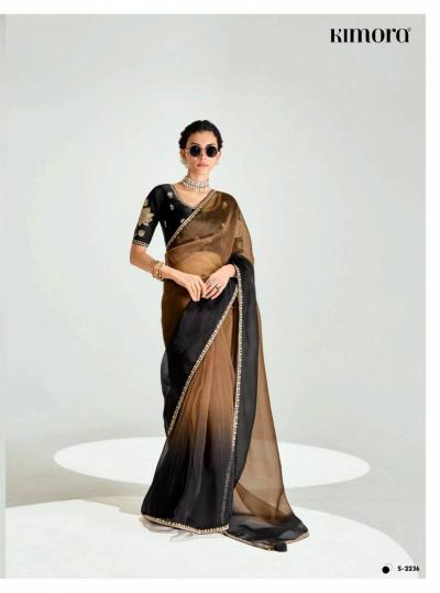 Kimora Rangrez catalog fancy designer sarees suppliers in surat