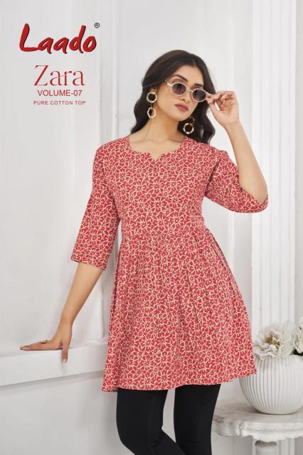 Laado Zara Vol-7 – Short Tunic Tops - Wholesale Catalog