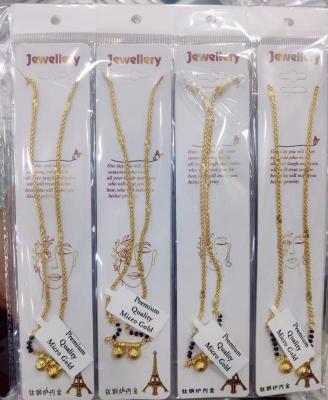 Micro Gold Polish Manglsutra 1615 artificial jewellery wholesale market in agra