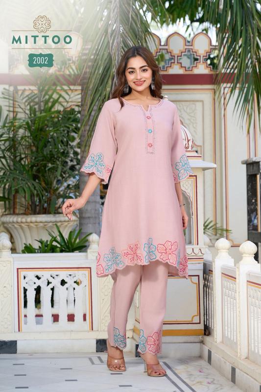 Mittoo Krivaa catalog Viscose modest co ord sets pakistan