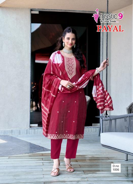 Mystic 9 Payal Vol 1 Catalog kurtis wholesalers surat gujarat india