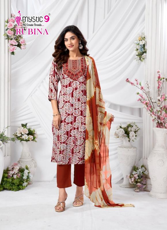 Mystic 9 Rubina Vol 10 Catalog kurtis in india