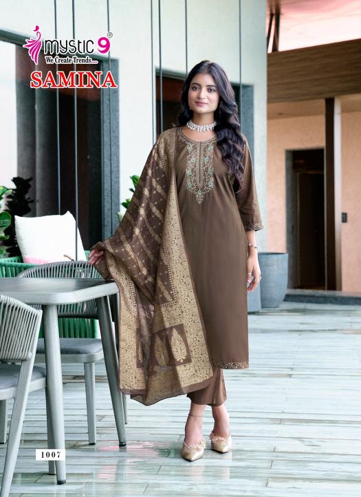 Mystic 9 Samina vol 1 catalog kurti india
