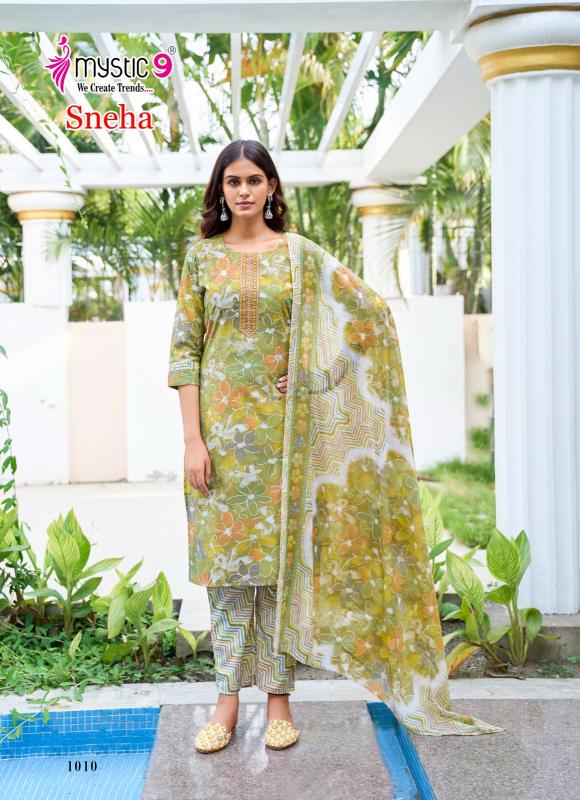 Mystic 9 Sneha vol 1 catalog indian kurtis 2025