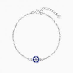 Nitya Silver Evil Eye Bracelet
