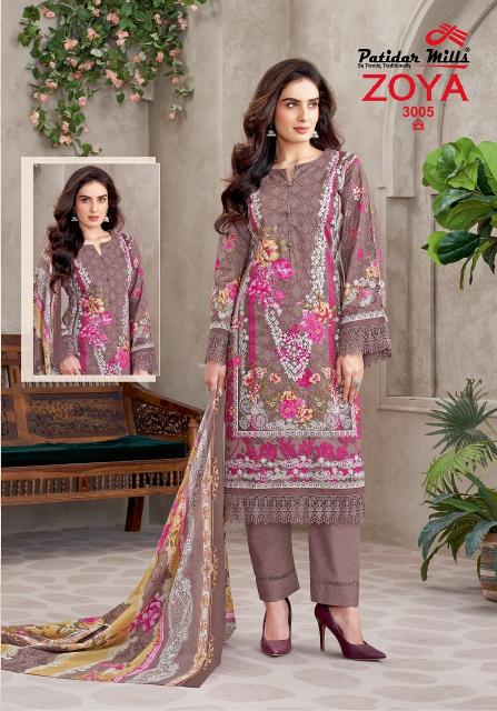 Patidar Zoya Vol-3 – Dress Material - Wholesale Catalog