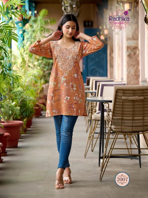 Radhika Lifestyle Summer Shine vol 2 catalog indian kurti tops online canada