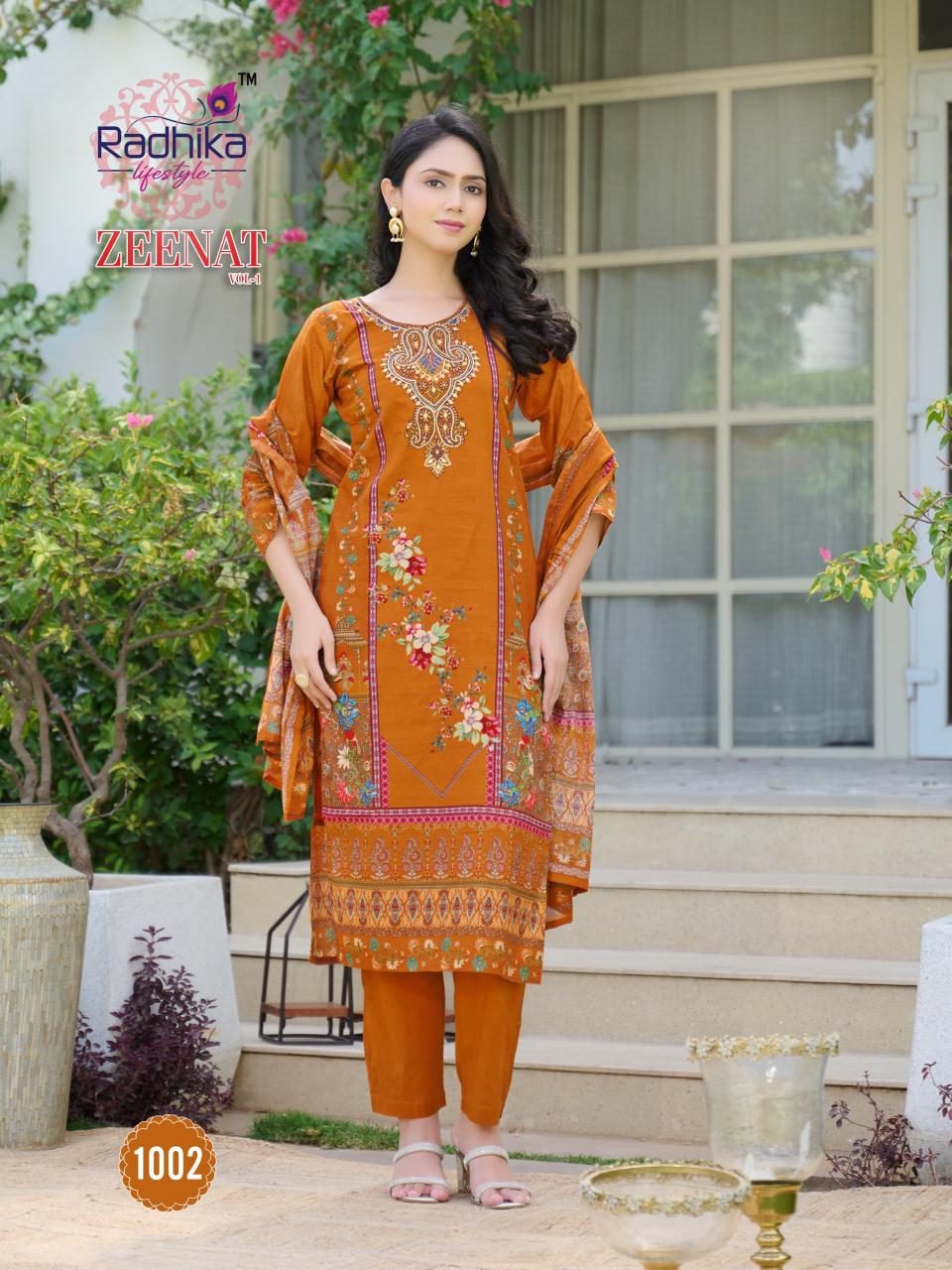 Radhika Lifestyle Zeenat vol 1 catalog top 5 kurti brands in india