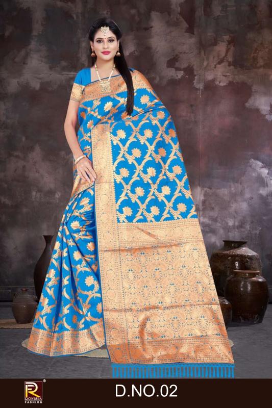 Ronisha D NO 02 catalog surat wholesaler saree