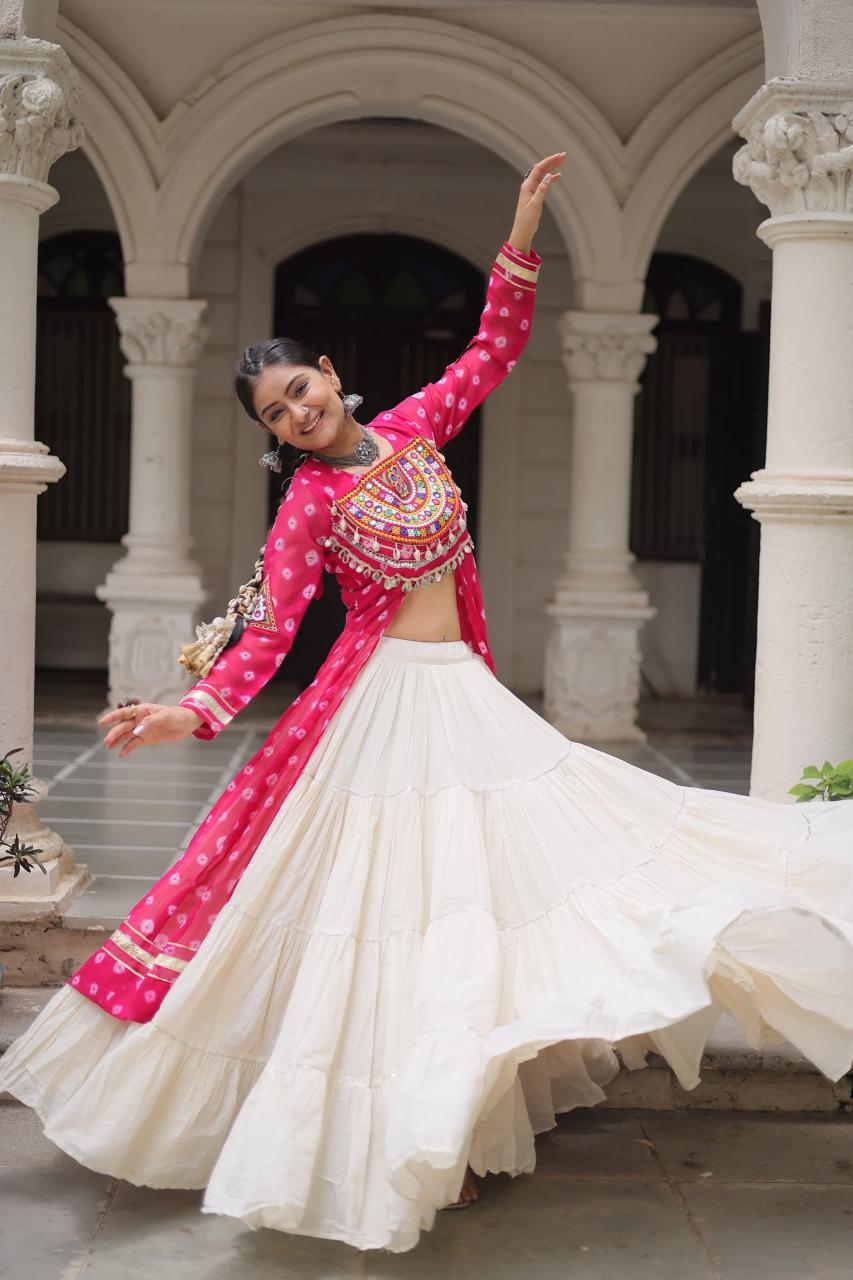 Sabella K 5043 catalog indo western style lehenga 