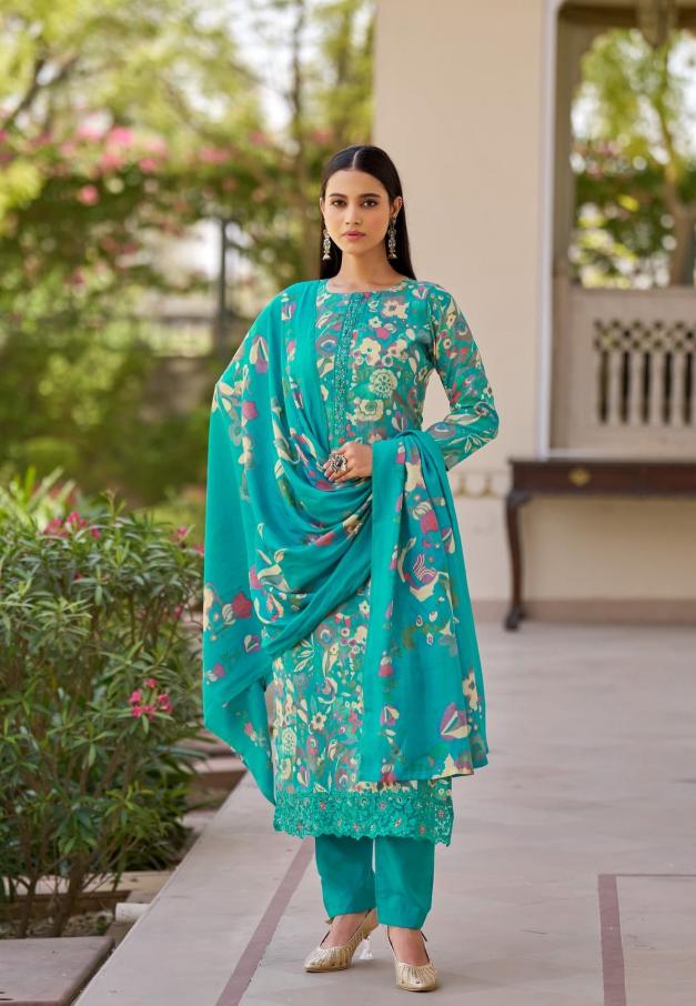 Sargam Mari Gold catalog wholesale dress materials catalog