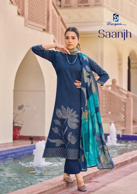 Sargam Saanjh catalog dress material manufacturers online