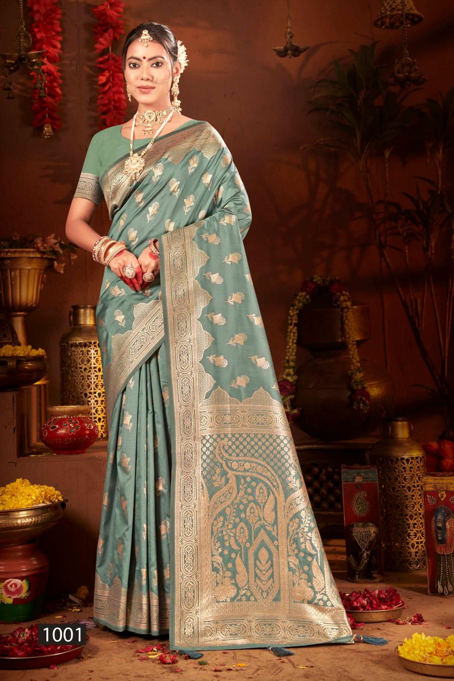 Saroj Rangoli silk vol.1 Satin silk saree in surat with price wholesale
