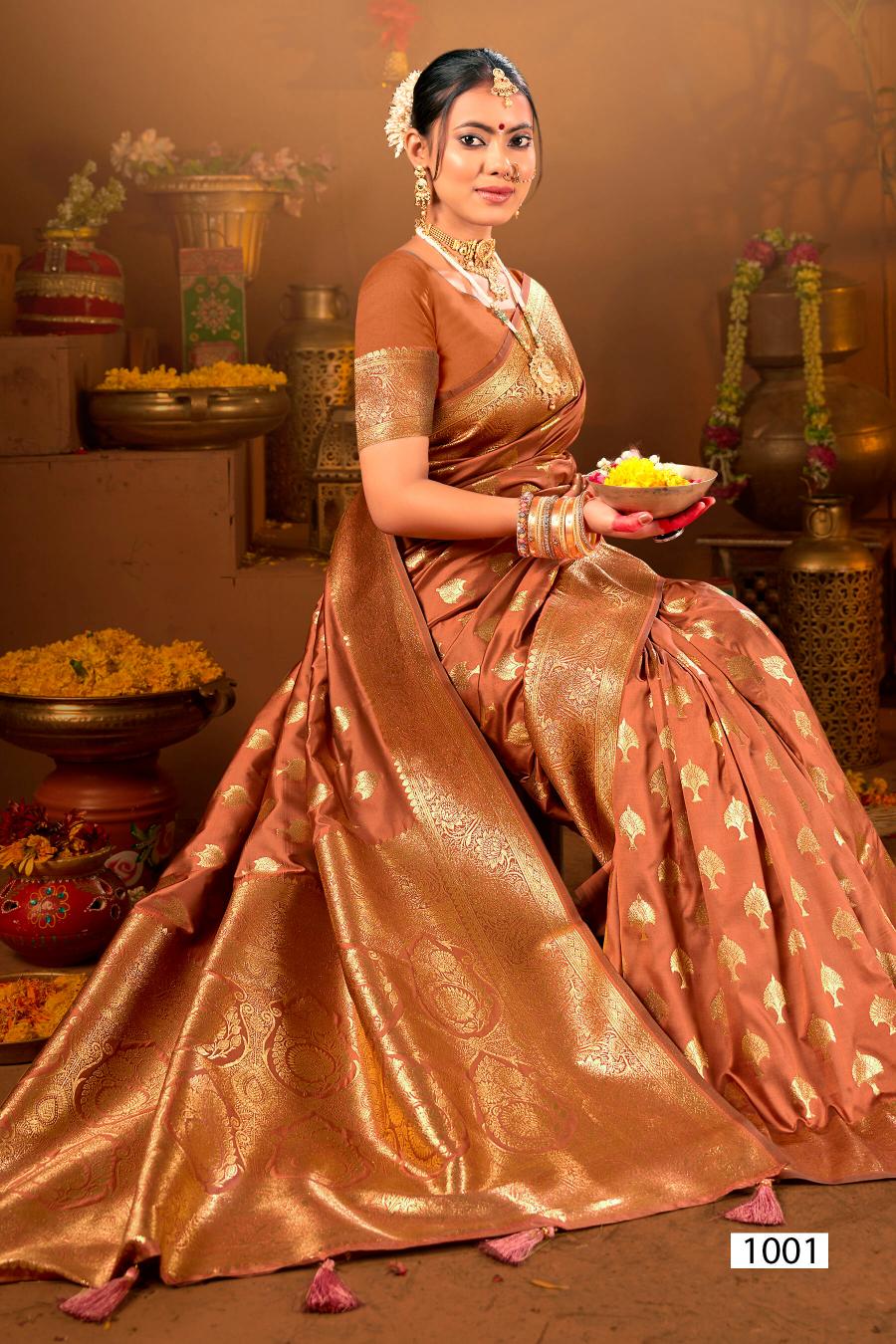 Saroj Rangoli silk vol.2 Satin silk saree in surat with price wholesale