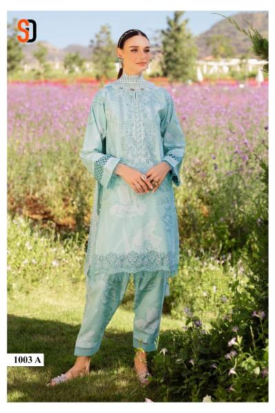 Sharaddha Flora Vol 1 Catalog Cotton Duppatta pakistani replica suits wholesale in india