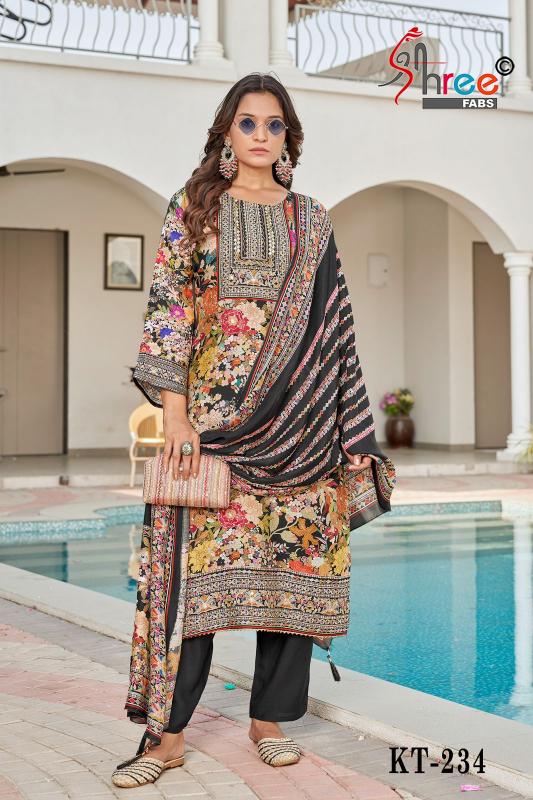 Shree Fabs KT 234 catalog wholesale pakistani suits in delhi
