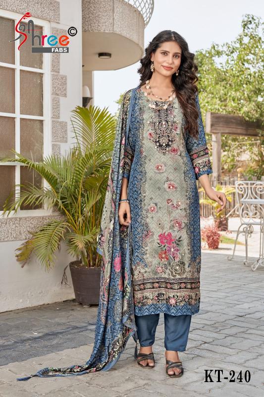 Shree Fabs KT 240 catalog pakistani replica suits wholesale