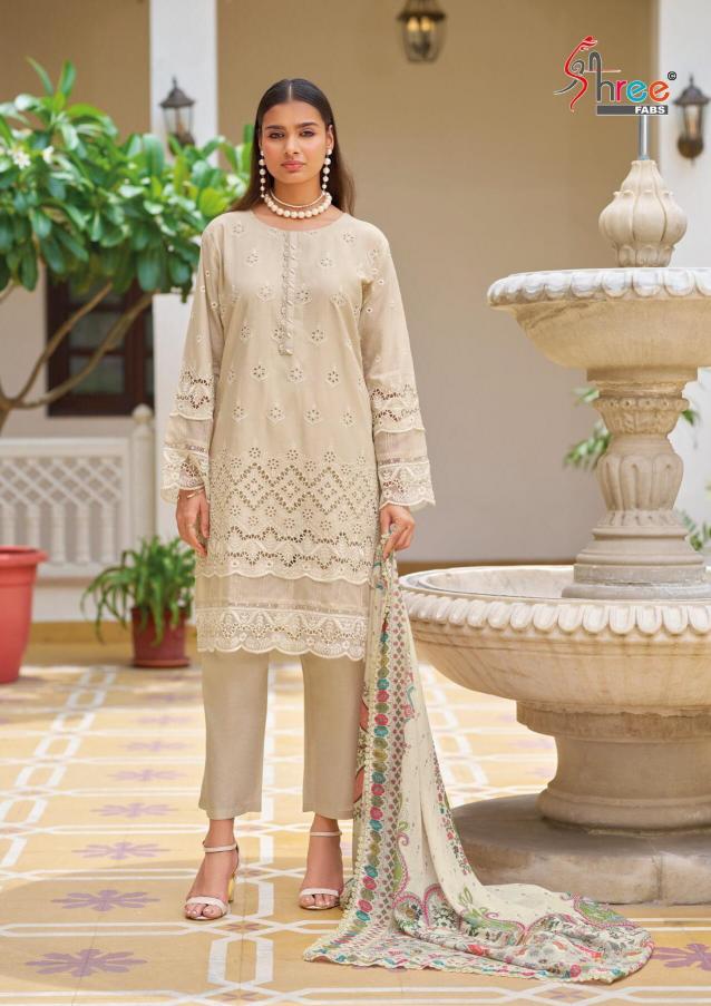 Shree Fabs Ombre Chikankari catalog pakistani suits wholesalers in chandni chowk