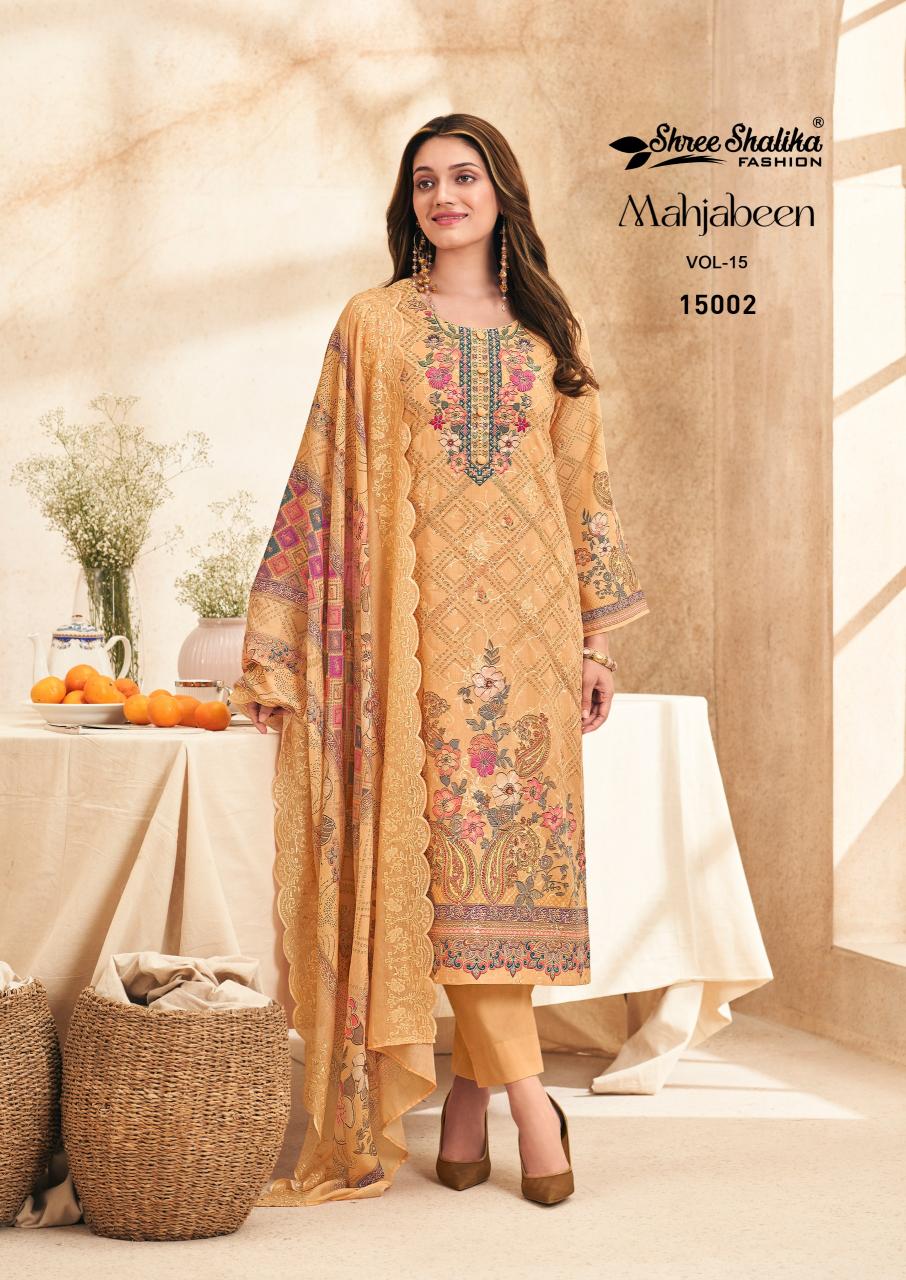Shree Shalika Mahajabeen vol 15 catalog indian salwar kameez wholesaler