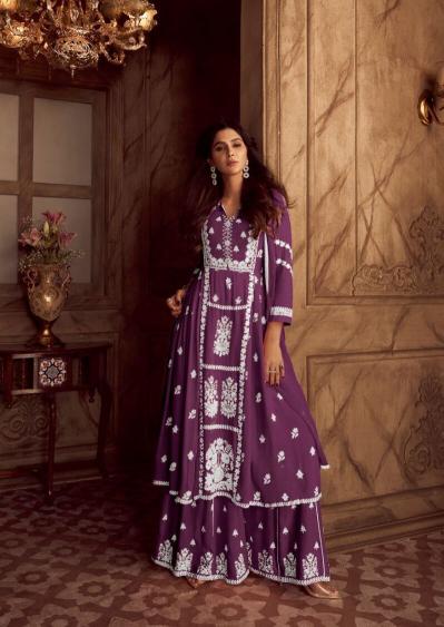 Vamika Lakhnavi Vol 4 Dark Color (D.NO.1023P To 1023T) catalog biggest kurti manufacturer in india