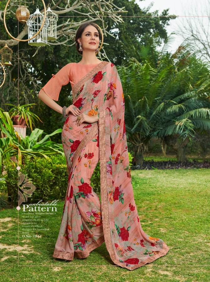 Femina Bamber Shangri-la  Party Wear Saree Catalogue