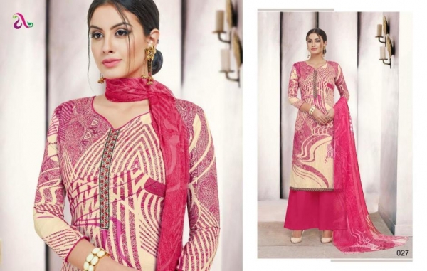 Nishika Cotton Dress Materials Catalogue By Angroop Fashion
