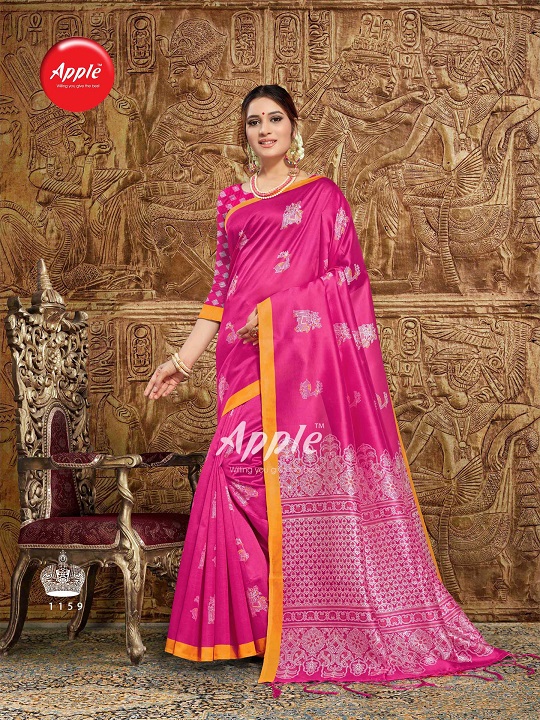 Crazy Silk Vol 3 By Apple Silk Sarees Catalogue