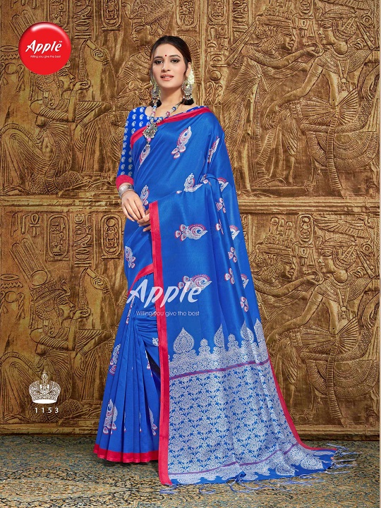 Crazy Silk Vol 3 By Apple Silk Sarees Catalogue