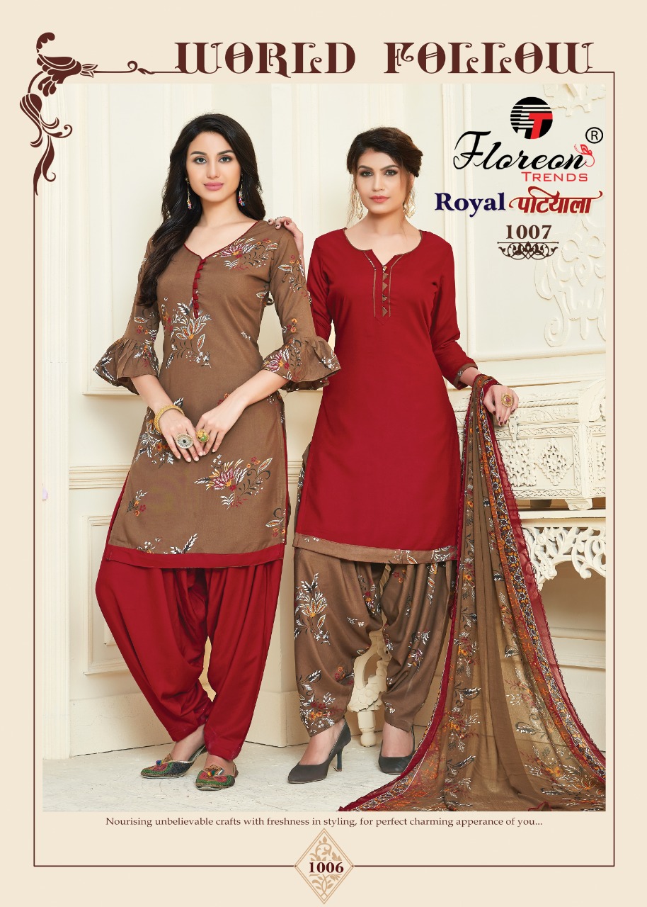Floreon By Royal Patiyala Punjabi Dress Materials Catalogue