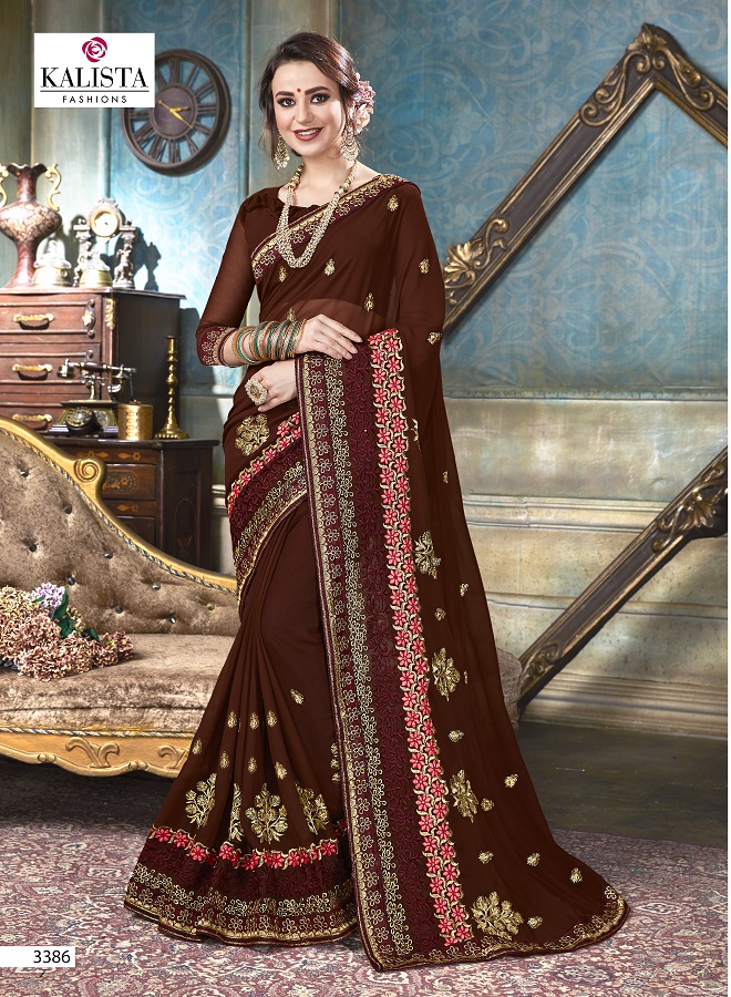 Vaani Vol 2 By Kalista Fashion Party Wear Sarees Catalogue