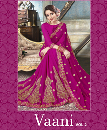 Vaani Vol 2 By Kalista Fashion Party Wear Sarees Catalogue