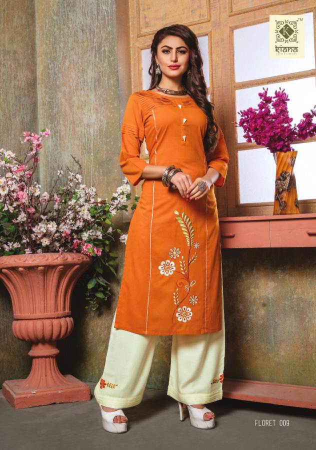 Floret By Kaina Fashion Kurti With Palazzo Catalogue
