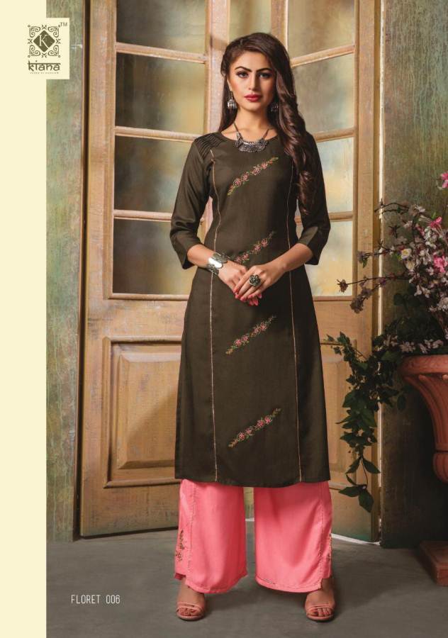 Floret By Kaina Fashion Kurti With Palazzo Catalogue