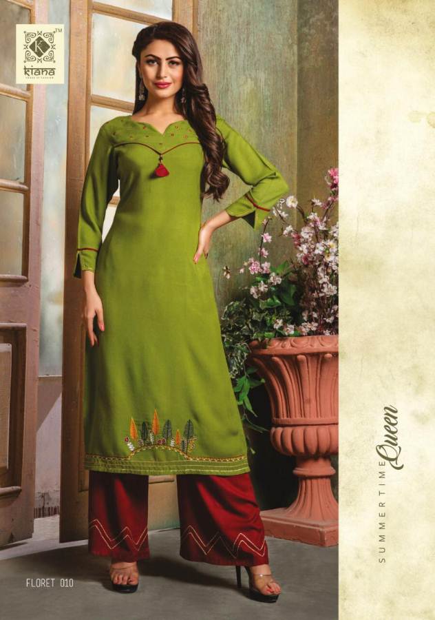 Floret By Kaina Fashion Kurti With Palazzo Catalogue