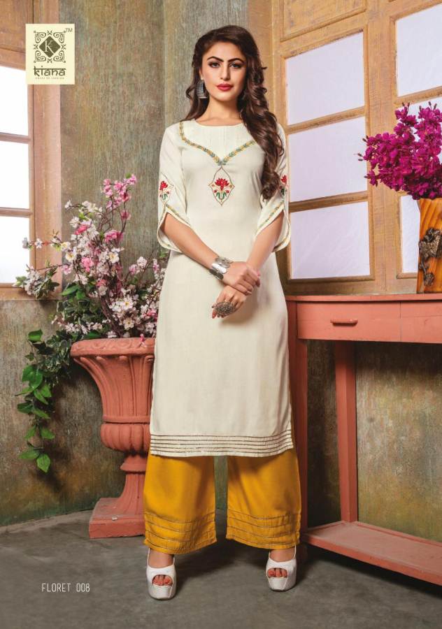 Floret By Kaina Fashion Kurti With Palazzo Catalogue