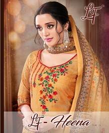 Heena Vol 33 Designer Dress Materials Catalogue