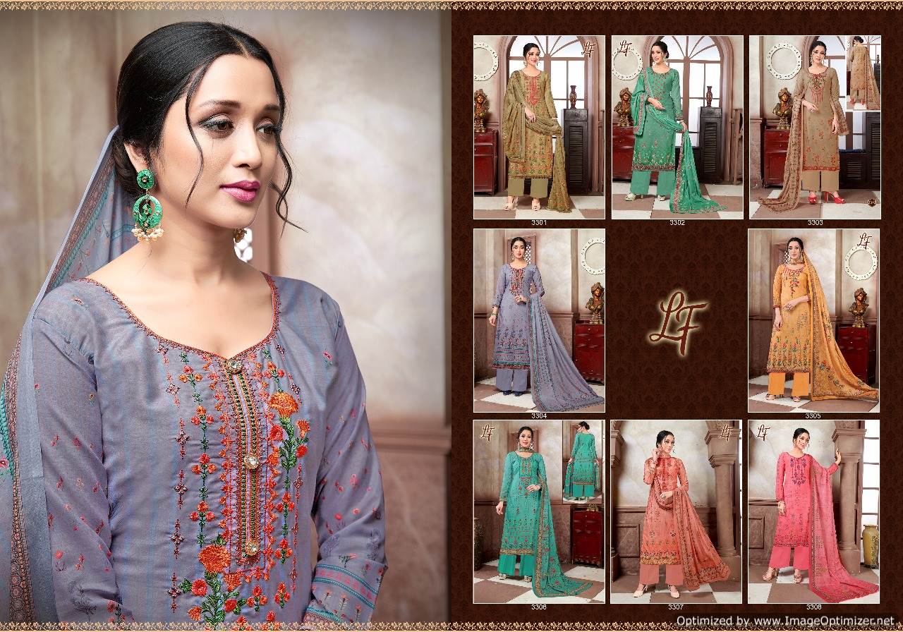 Heena Vol 33 Designer Dress Materials Catalogue