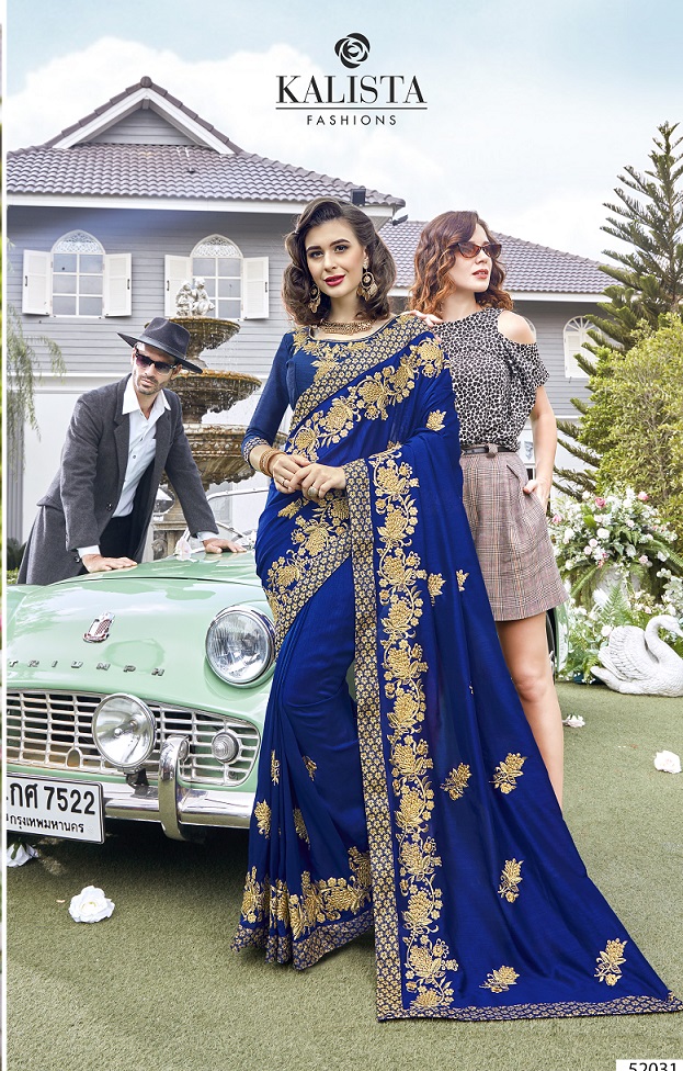 Kalista Fashion By  Rivaaj Vol 3 Designer Sarees Catalogue