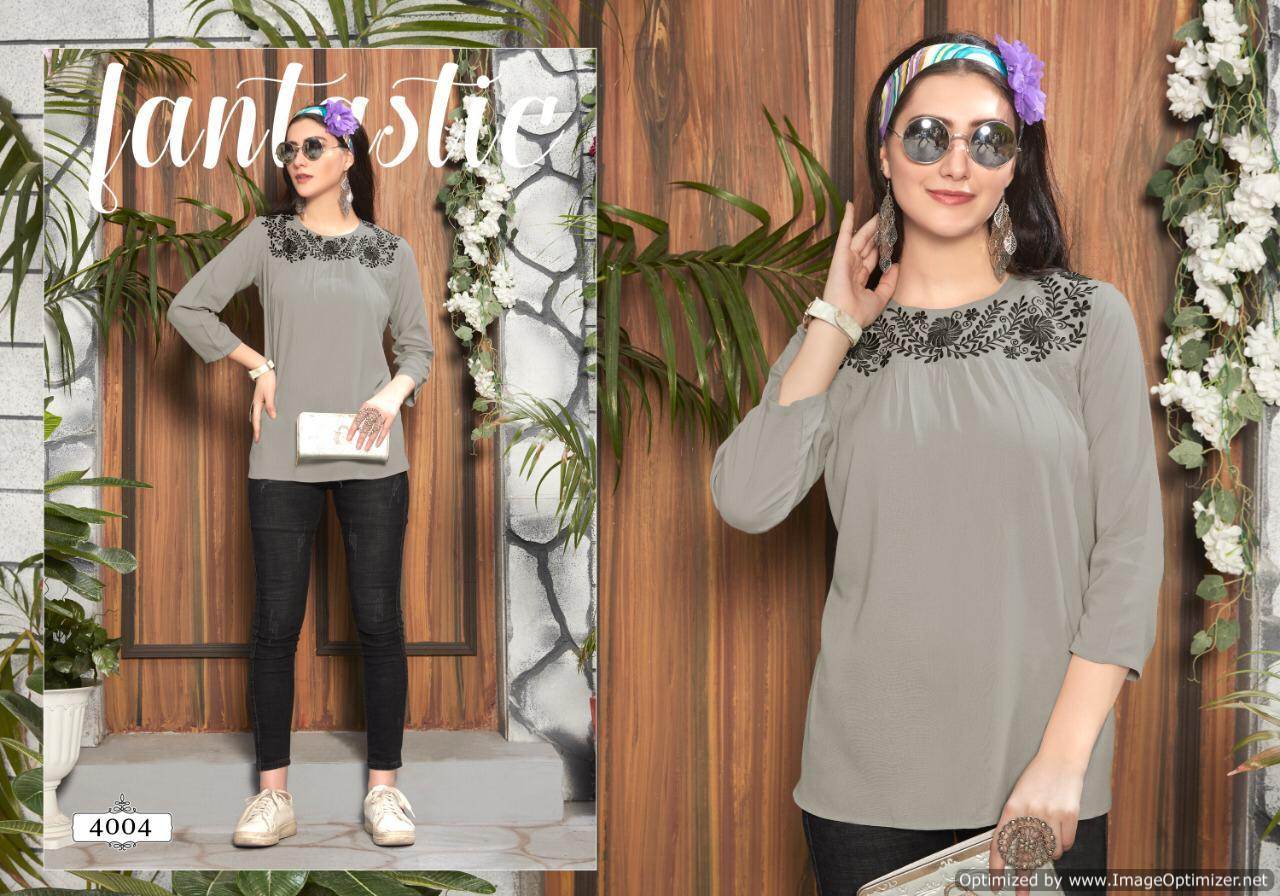 Compass Vol 4 By Riya Fashion Western Top Catalogue