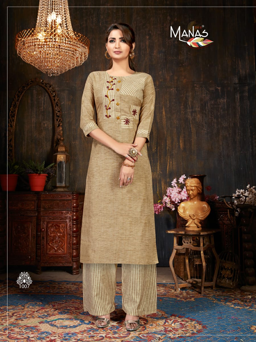 Anishka By Manas Causal Wear Kurtis Catalogue