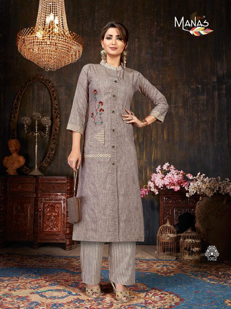 Anishka By Manas Causal Wear Kurtis Catalogue