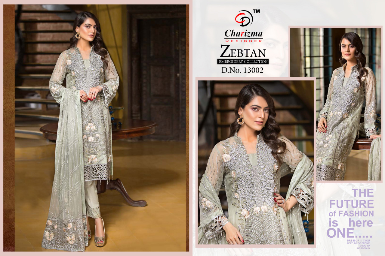 Zebtan By Charizma Designer Palazzo Salwar Kameez Catalogue