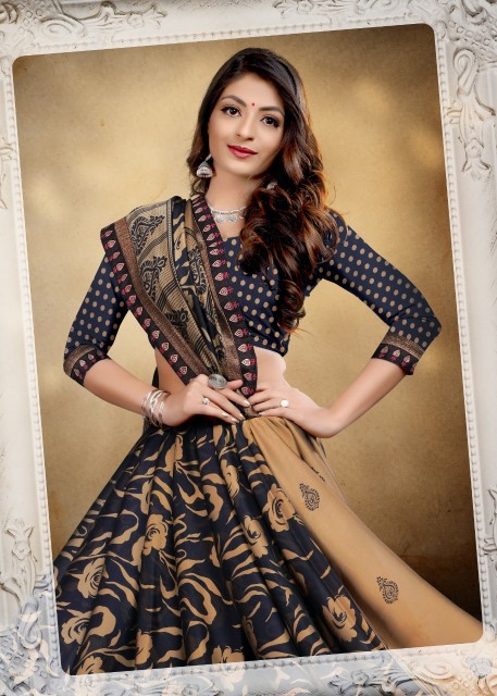 Fashion The Repe Printed Sarees Catalogue