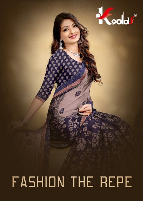 Fashion The Repe Printed Sarees Catalogue
